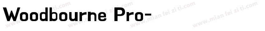 Woodbourne Pro字体转换